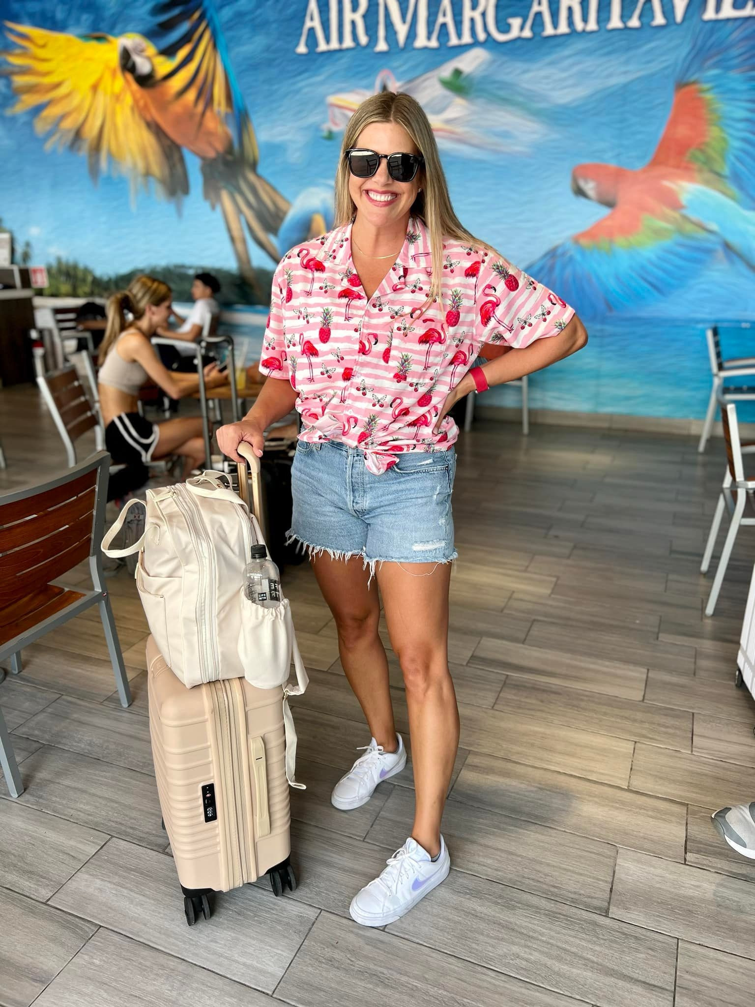 Travel outfit 

Travel  travel outfit  tropical  vacation  vacation outfit  beach shirt  Hawaiian shirt  denim shorts  luggage  everyday bag  fit Momming

#LTKStyleTip #LTKTravel #LTKSeasonal