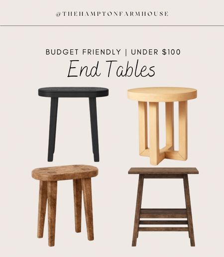 Budget friendly end tables for any space ✨

#LTKstyletip #LTKunder100 #LTKhome