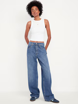The Slouchy Wide-Leg Jean | Old Navy | Old Navy (US)