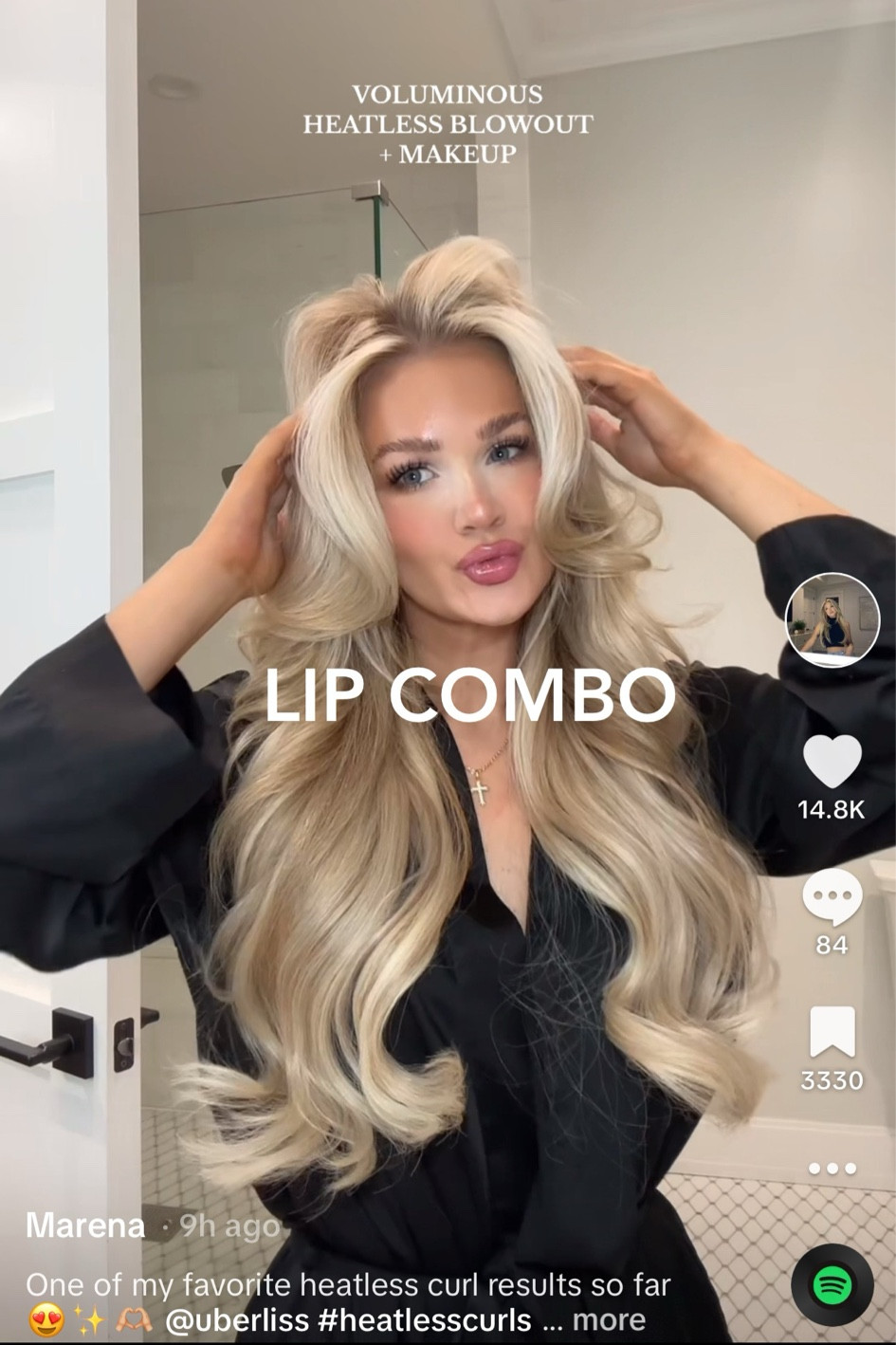 Liner: Makeup by Mario liner in shade Lauren Gloss: Tarte Maracuja Juicy Lip in shade Rose 