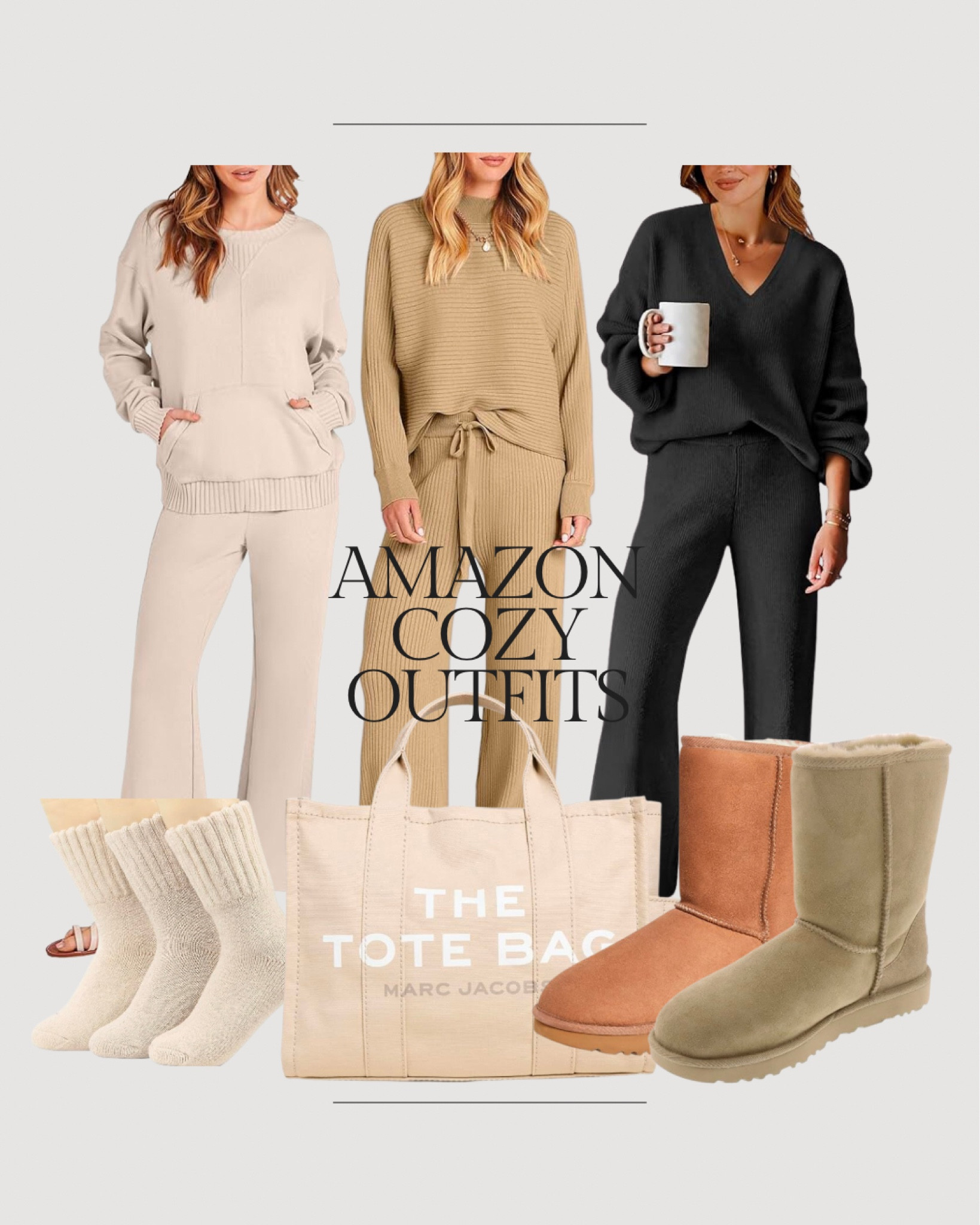 Amazon Cozy Outfits
UGG boots | Marc Jacobs Tote | Winter Fashion | Amazon Fashion | Black Friday | Holiday | Winter Fashion | Amazon Black Friday Sale

#LTKsalealert #LTKstyletip #LTKHolidaySale