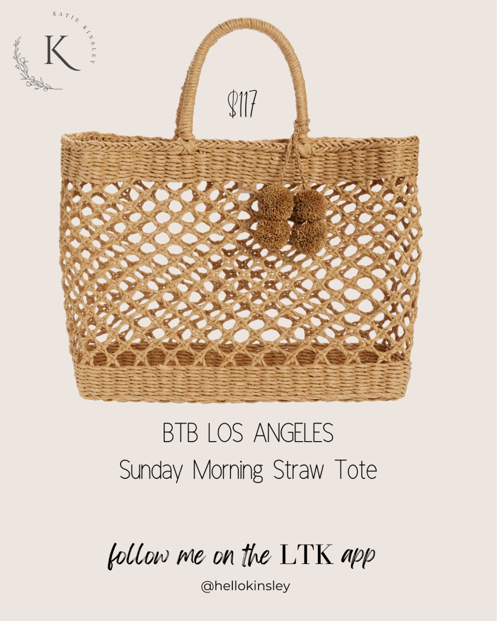 Shopping for beach bags and straw totes!

BTB LOS ANGELES - Sunday Morning Straw Tote

#LTKitbag #LTKtravel #LTKSeasonal