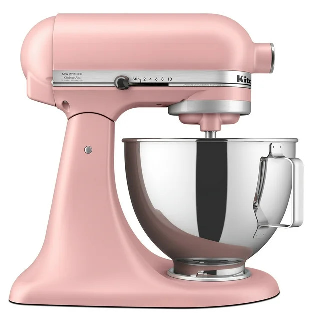 KitchenAid Deluxe 4.5 Quart Tilt-Head Stand Mixer, Dried Rose, KSM97 | Walmart (US)