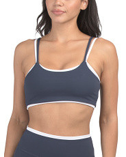Contrast Layered Cornelia Bra Top With Adjustable Straps | Women | Marshalls | Marshalls