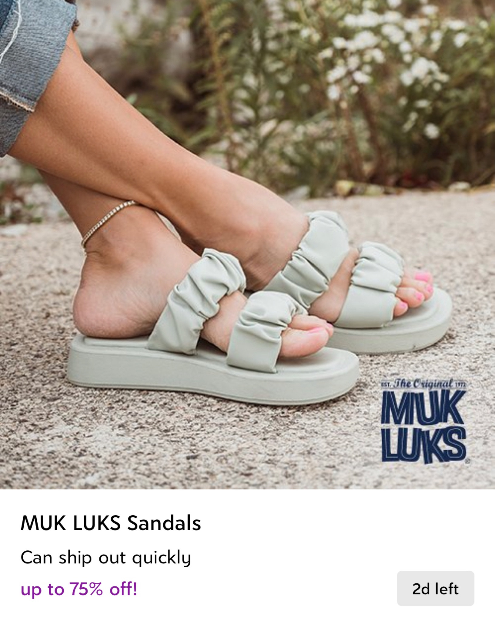 Muk luks hot sale flip flops