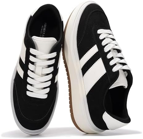 Project Cloud Platform Sneakers for Women - Lightweight Memory Foam Insole Womens Sneakers - Non-... | Amazon (US)