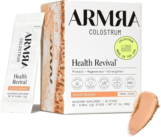 ARMRA Colostrum™ Powder | Blood Orange | Gut Health & Bloating | Skin & Hair | Immunity | Keto,... | Amazon (US)