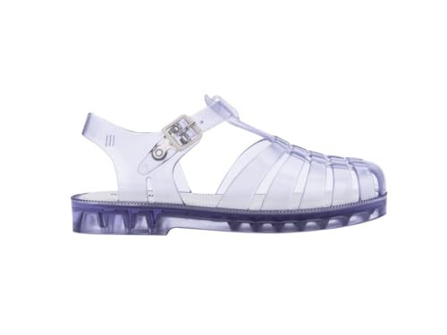 mini melissa Possession Kids Sandal - Comfortable Fisherman Style Kid's Jelly Shoes for Toddlers and Girls, Adjustable Fit, Clear, 3 | Amazon (US)