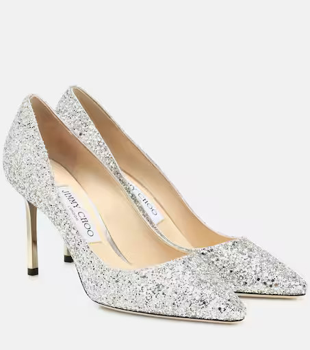Romy 85 glitter pumps | Mytheresa (UK)