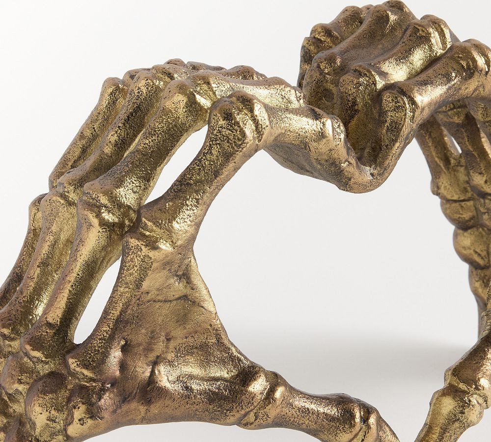 Brass Skeleton Heart Object | Pottery Barn (US)