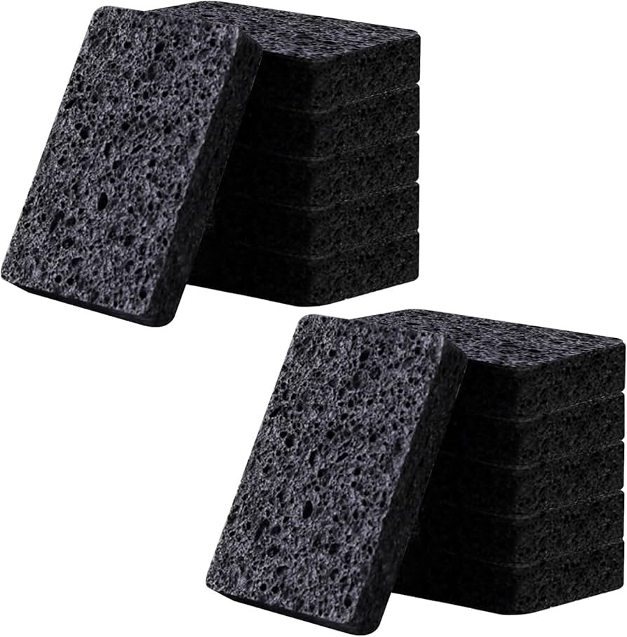 12 - Pack Non-Scratch Scrub Sponges - Sponges for Dishes and Washing Dishes, Cleaning Sponges for... | Amazon (US)