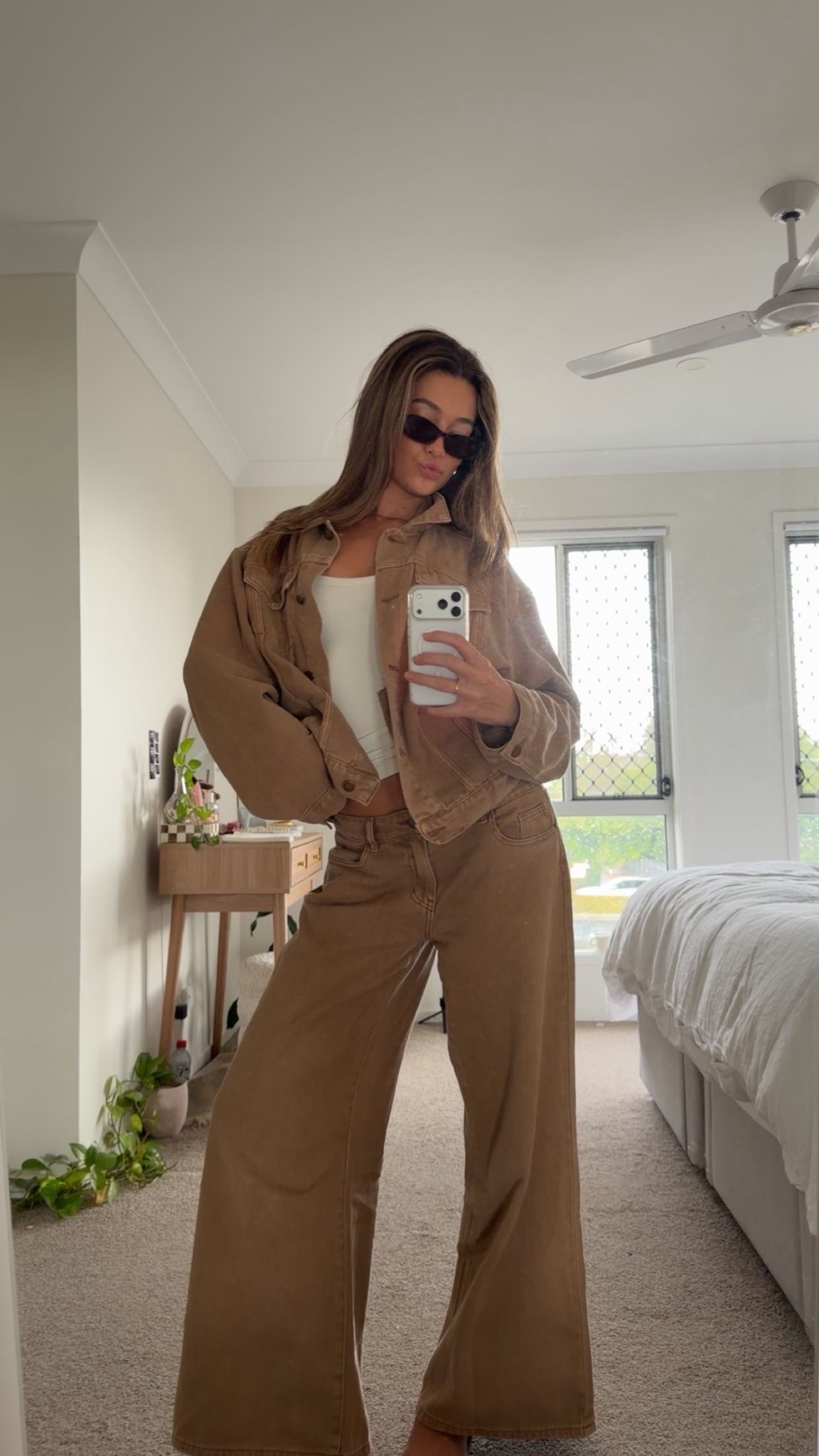 For reference I got the jacket in a size S (is already oversized and jeans size 10, but big on me would go with my normal size 8 🤎

#LTKaustralia #LTKstyletip #LTKautumn
