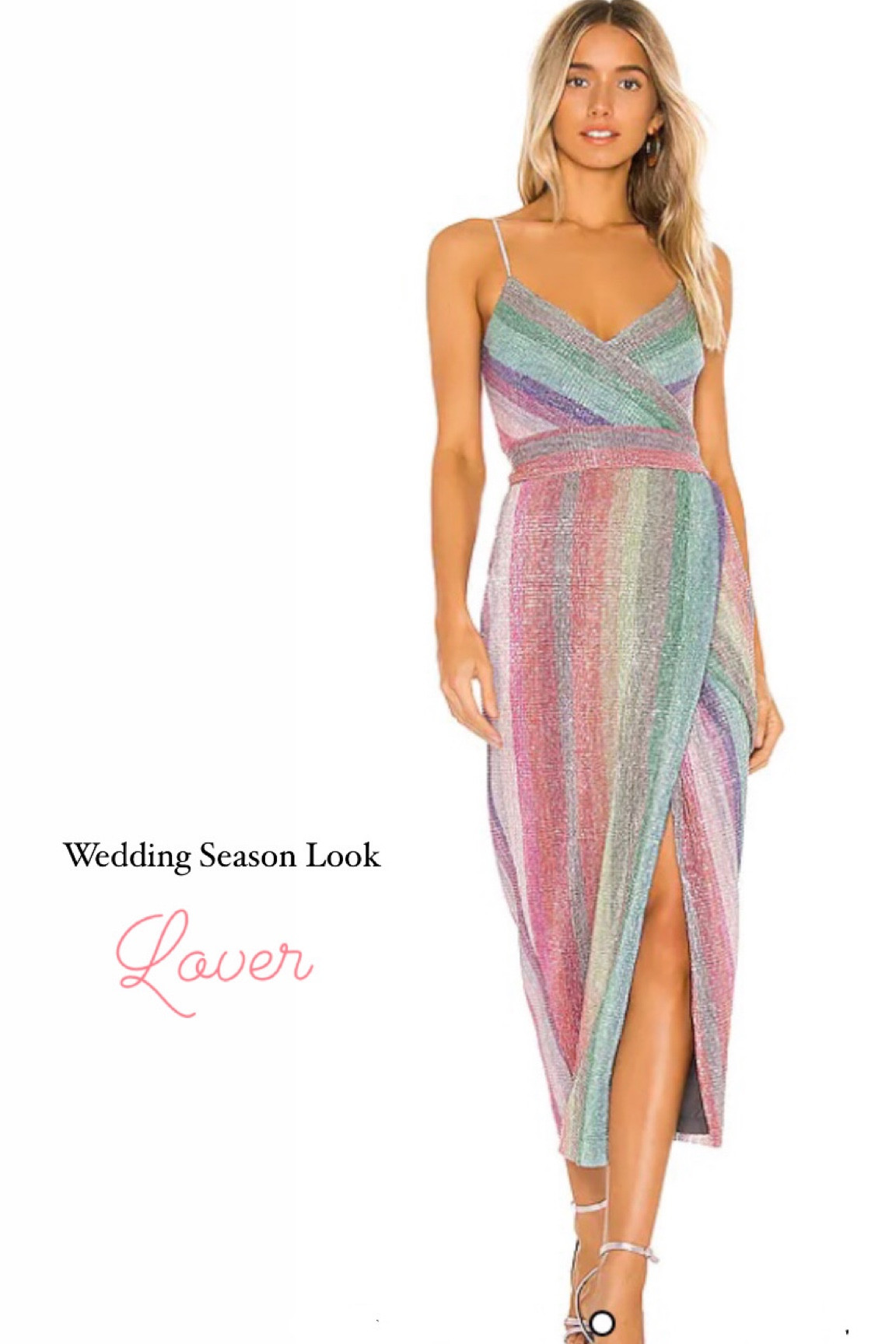 Wedding season look: taylor swift lover era, the eras tour look, what to wear to the eras tour rainbow dress, wedding guest look

#LTKwedding #LTKFind