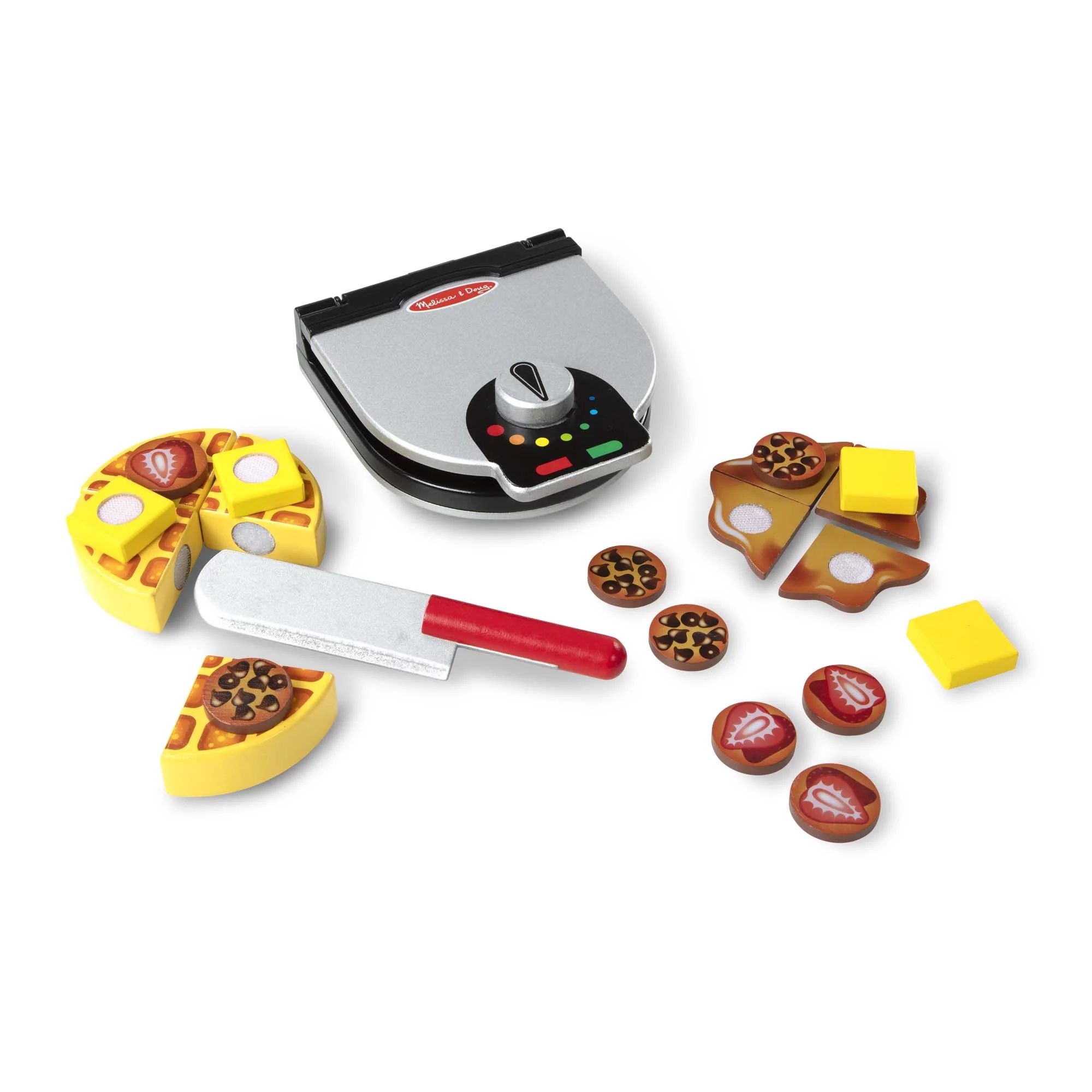 Melissa & Doug Flip and Serve Pancake Set (19 pcs) - Wooden Breakfast Play Food | Walmart (US)