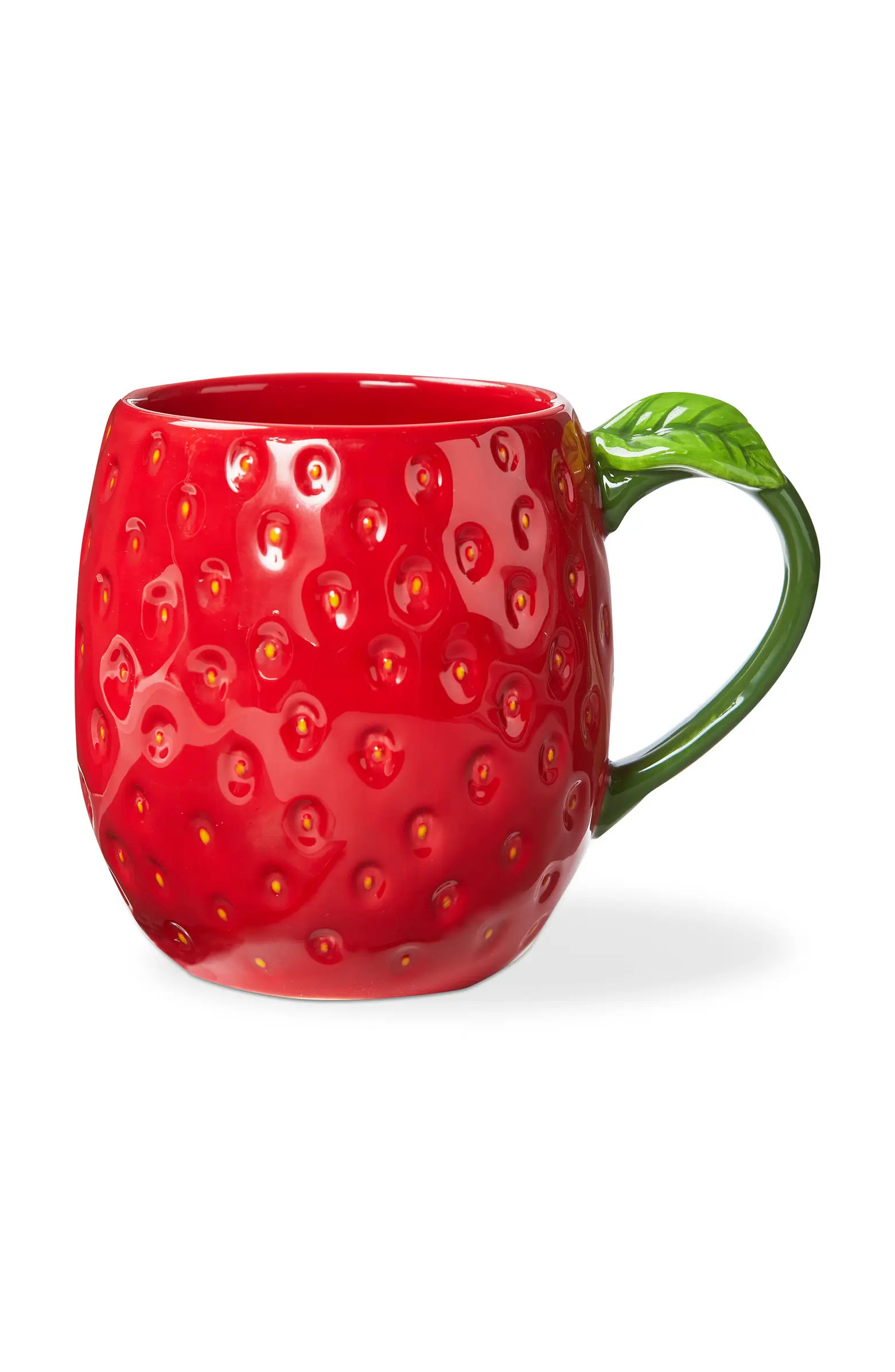 Strawberry Sculpted Mug Red Multi Earthenware Summer | Nordstrom