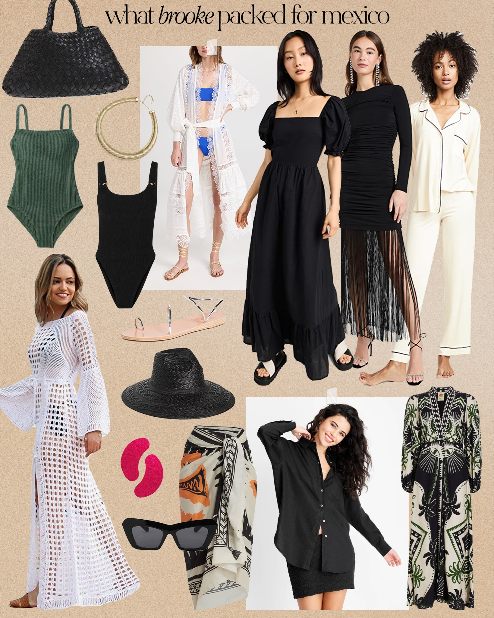 What Brooke packed for Mexico ☀️