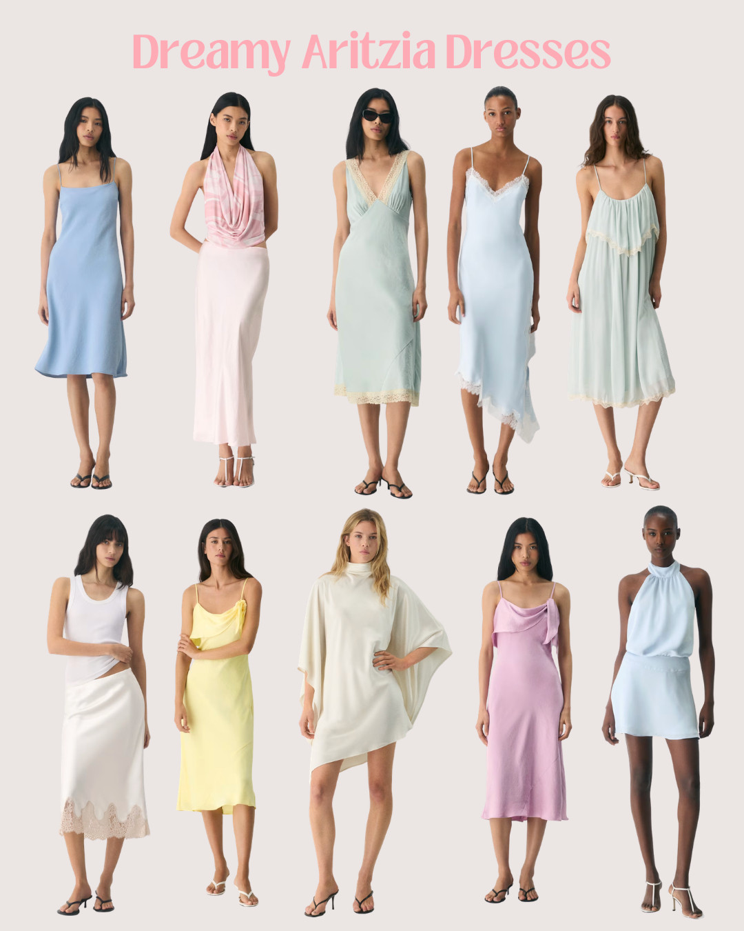 Dreamy summer dresses, the Aritzia edition ☁️✨

Think soft fabrics, flowy silhouettes, romantic details, and effortlessly pretty pieces made for warm summer days and golden hour nights. These dresses are perfect for vacations, dinners, weddings, and everything in between.

The kind of outfits that instantly make summer feel more magical 💫

Shop my favourite dreamy Aritzia dresses ↓
 

 #LTKcanada #LTKsummer #LTKdresses