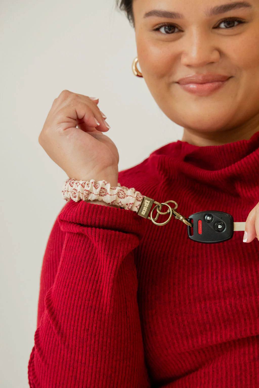 Vintage Red Ornament Keychain | Shop Andi