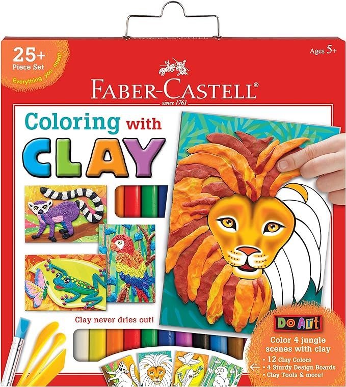 Faber-Castell Do Art Coloring with Clay - Modeling Clay Art for Kids | Amazon (US)