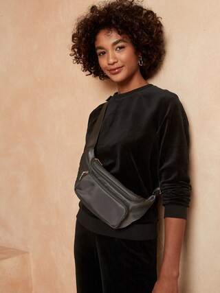 Velour Sweatshirt | Banana Republic Factory