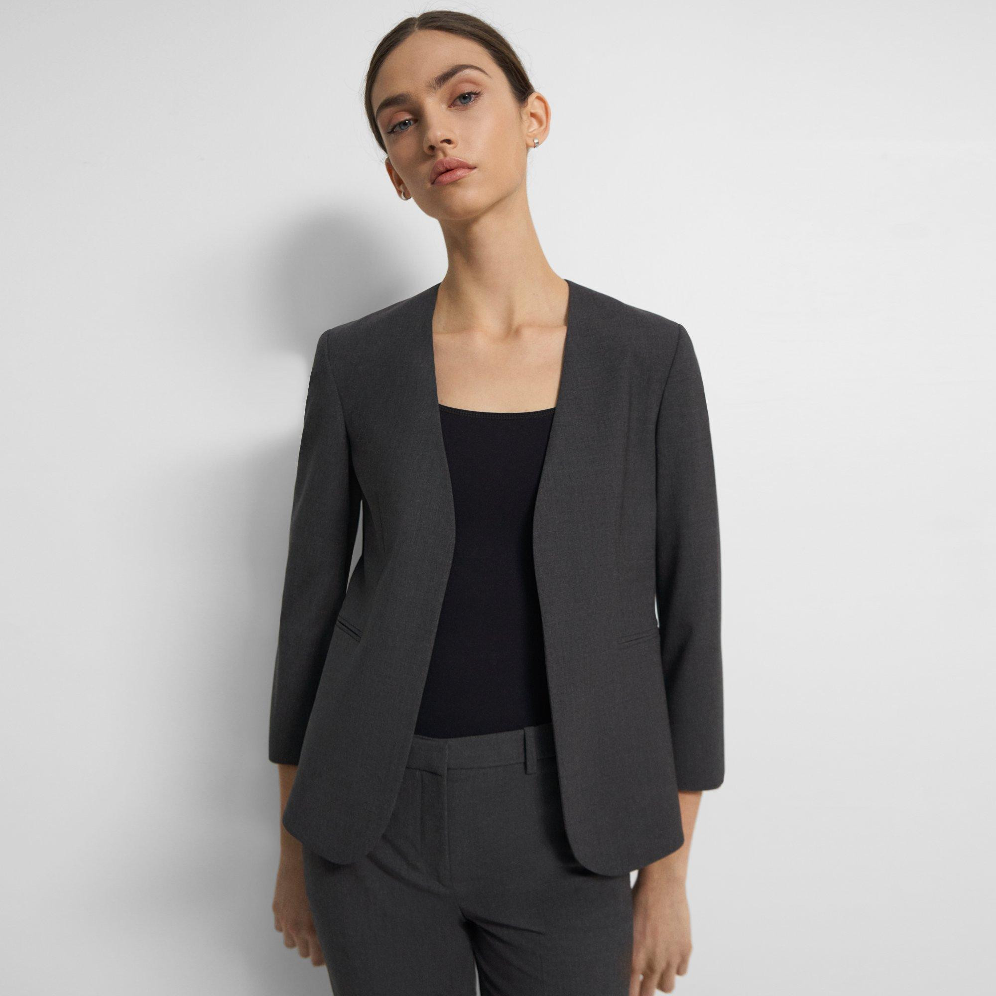 Lindrayia Blazer in Good Wool | Theory