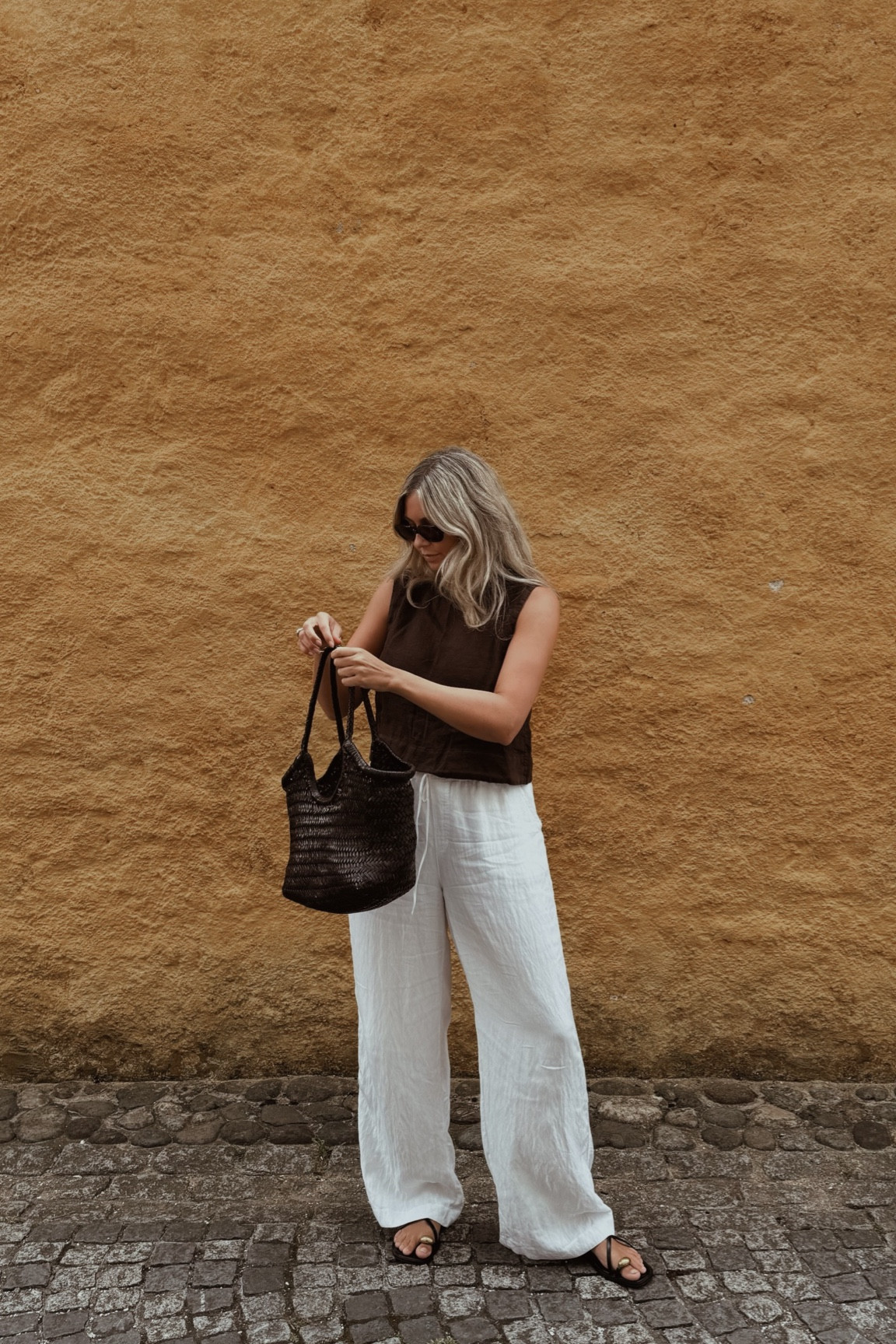 Summer linens 🦞 

Linen / woven leather bag / summer style 

#LTKstyletip #LTKtravel #LTKSeasonal