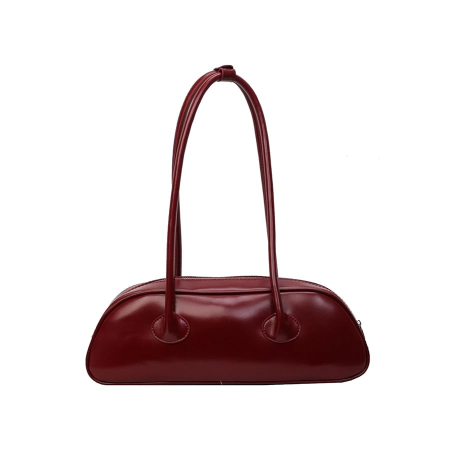 Small Handbag for Women - PU Leather Shoulder Bag with Top Handle - Waterproof Fashion Hobo Bag | Amazon (US)