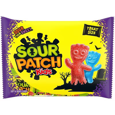 SOUR PATCH KIDS Treat Size Halloween Candy - 9.7oz/22ct | Target