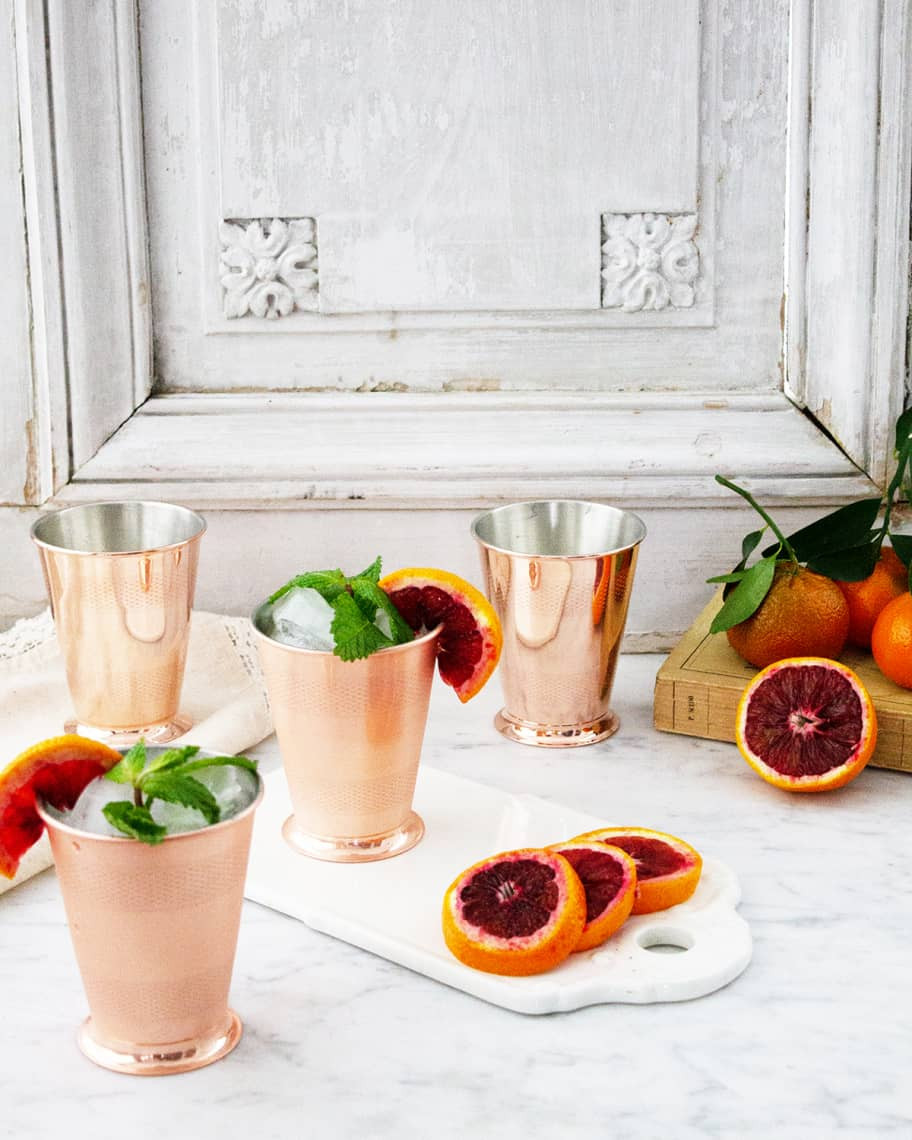 Coppermill Kitchen Vintage Inspired Copper Cocktail Tumblers, Set of 8 | Neiman Marcus