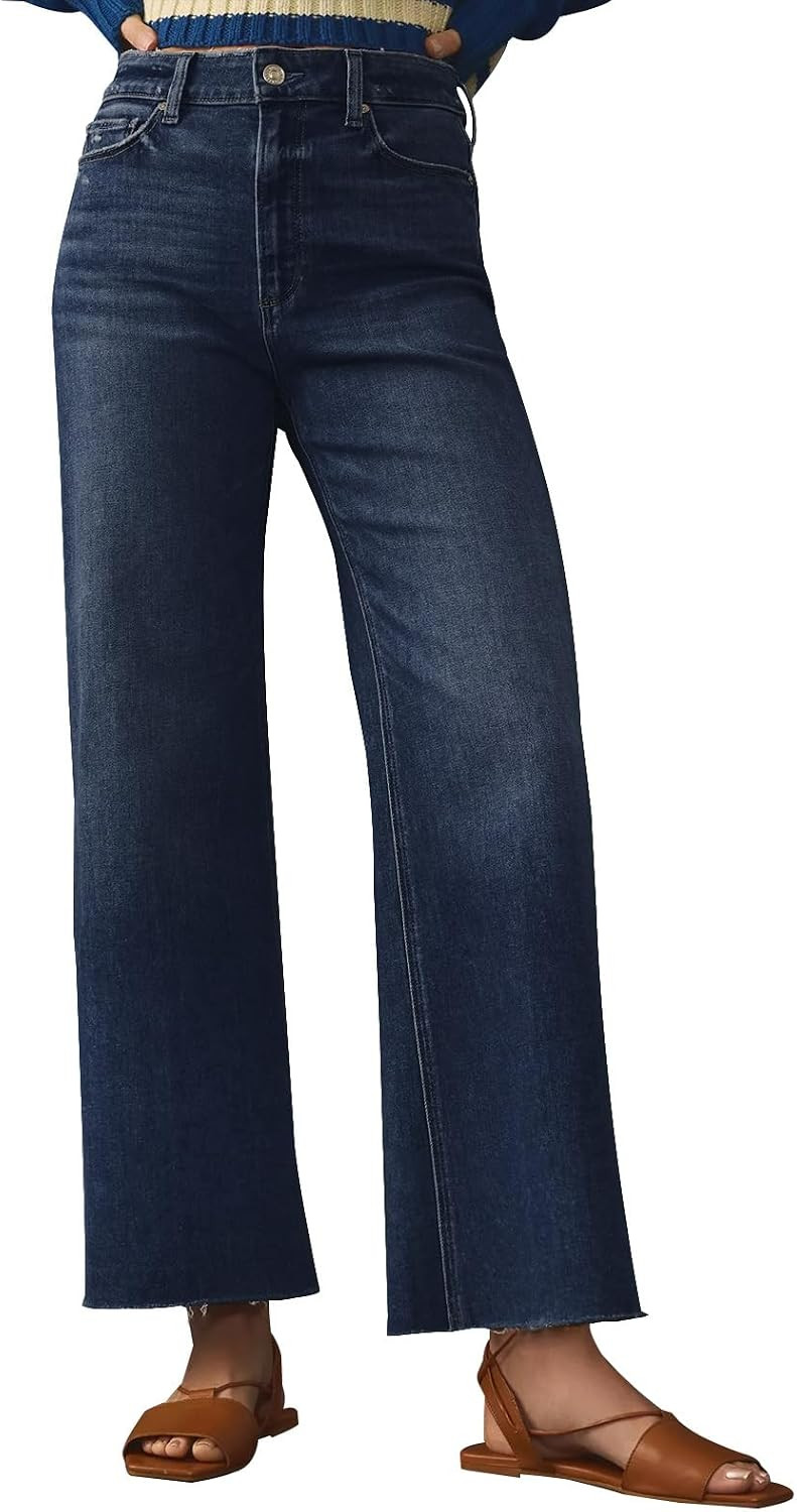 KUNMI Jeans for Women Wide Leg Baggy High Waist Boyfriends Straight Leg Stretchy Denim Pants Trendy Fall 2026 | Amazon (US)