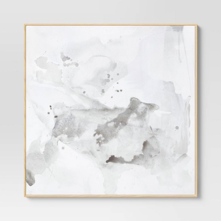 36" x 36" Framed Canvas Gray/Blue - Threshold™ | Target
