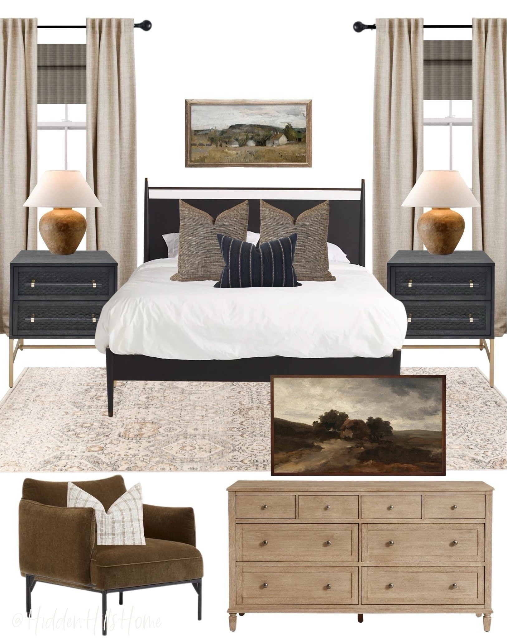 Modern-transitional bedroom mood board, bedroom decor inspo, bedroom design ideas #moodboard



#LTKHome #LTKGiftGuide #LTKSaleAlert