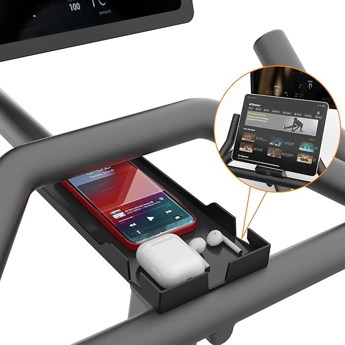 PatDow for Peloton Phone Holder, Made for Peloton Bike & Bike+, 8.46''X4.1'' Anti-Slippery Peloto... | Amazon (US)