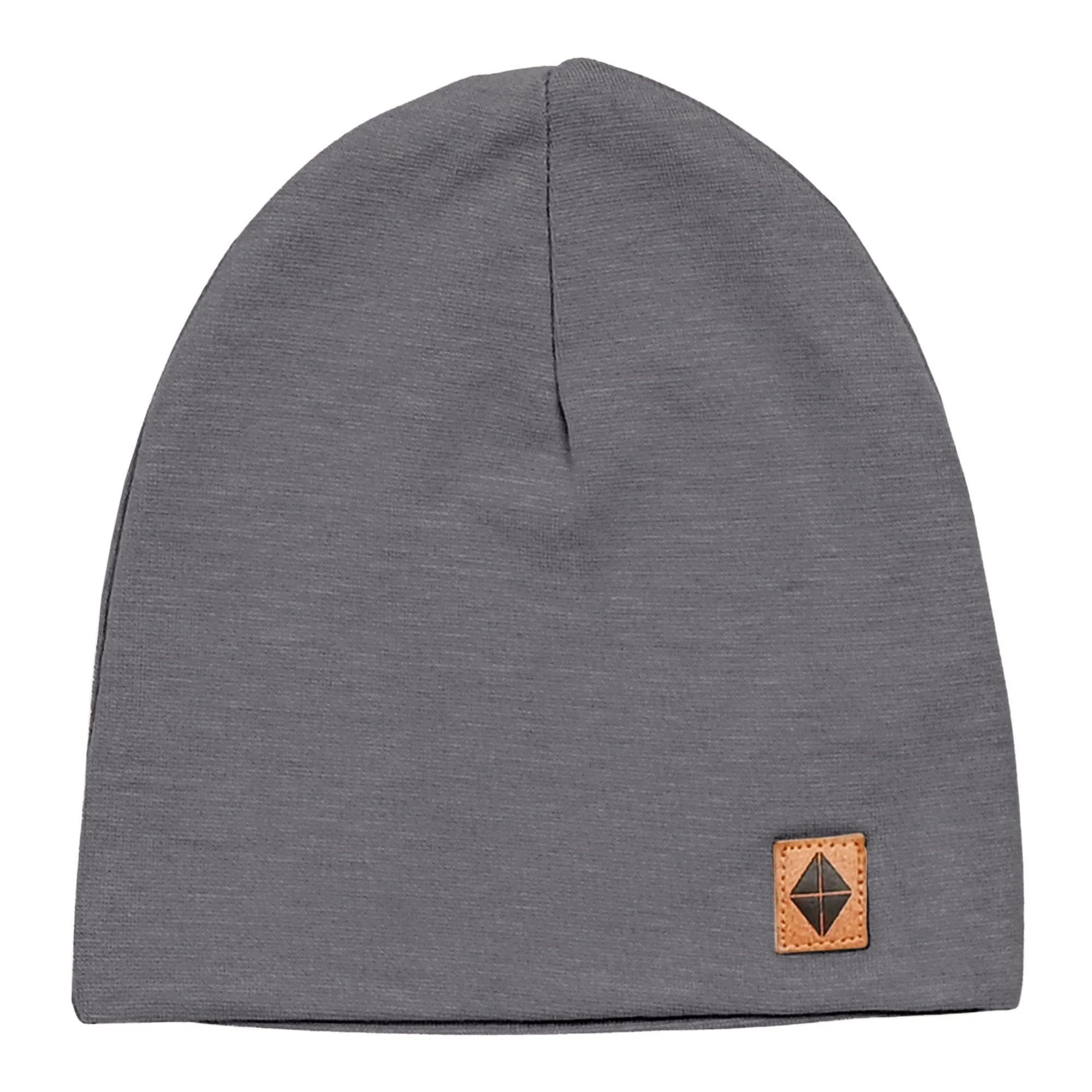 Bamboo Jersey Beanie in Charcoal | Kyte BABY