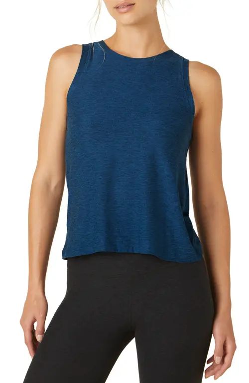 Beyond Yoga Featherweight Rebalance Tank in Celestial Blue Heath at Nordstrom, Size Medium | Nordstrom