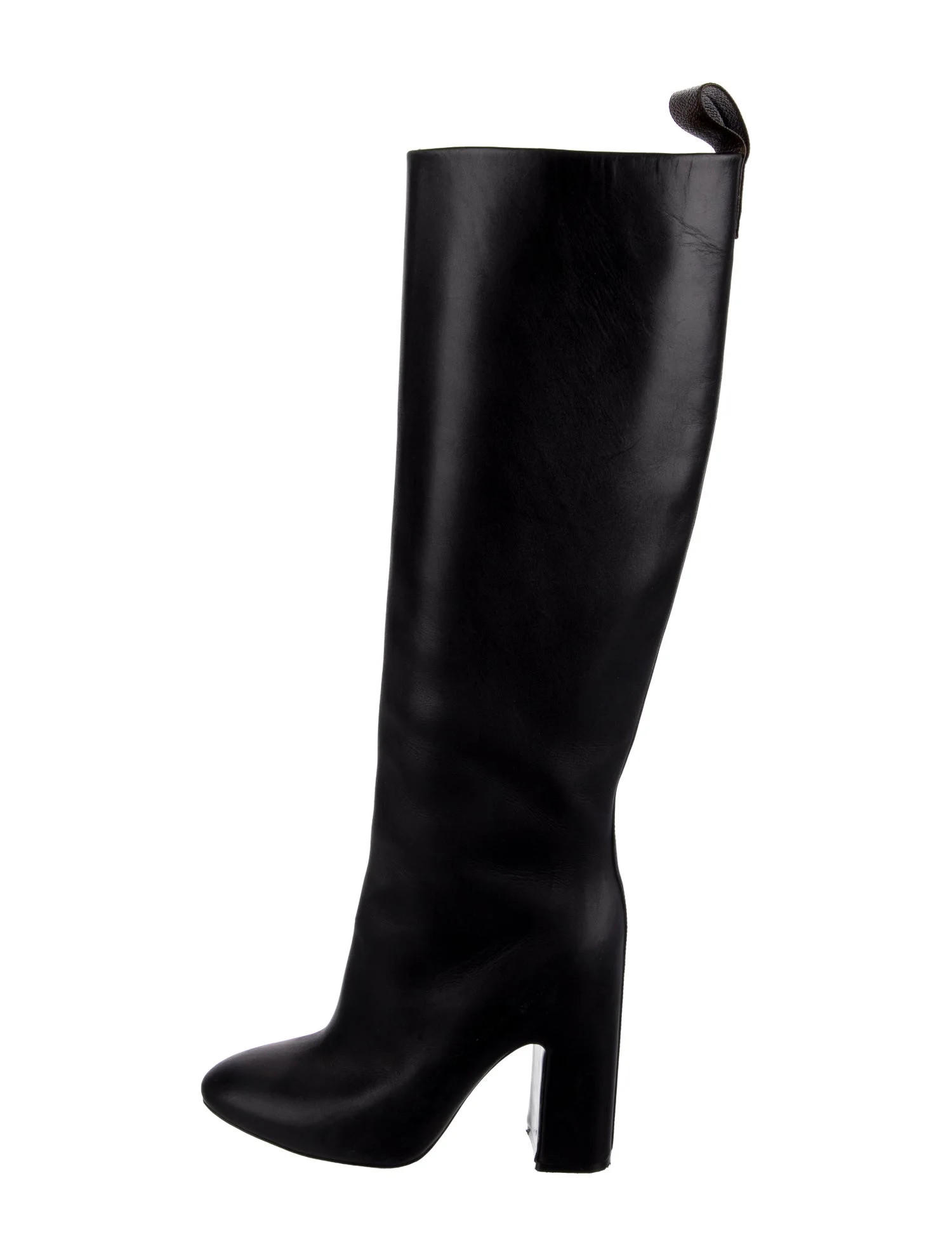 LV Monogram Leather Boots | The RealReal