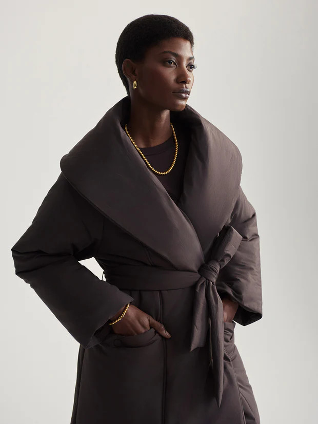Ana Long Wrap Coat | Varley US | Varley USA