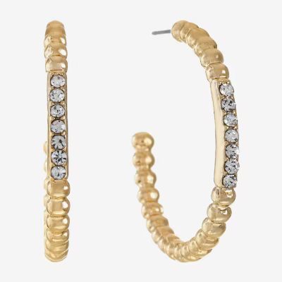 Liz Claiborne Round Hoop Earrings | JCPenney