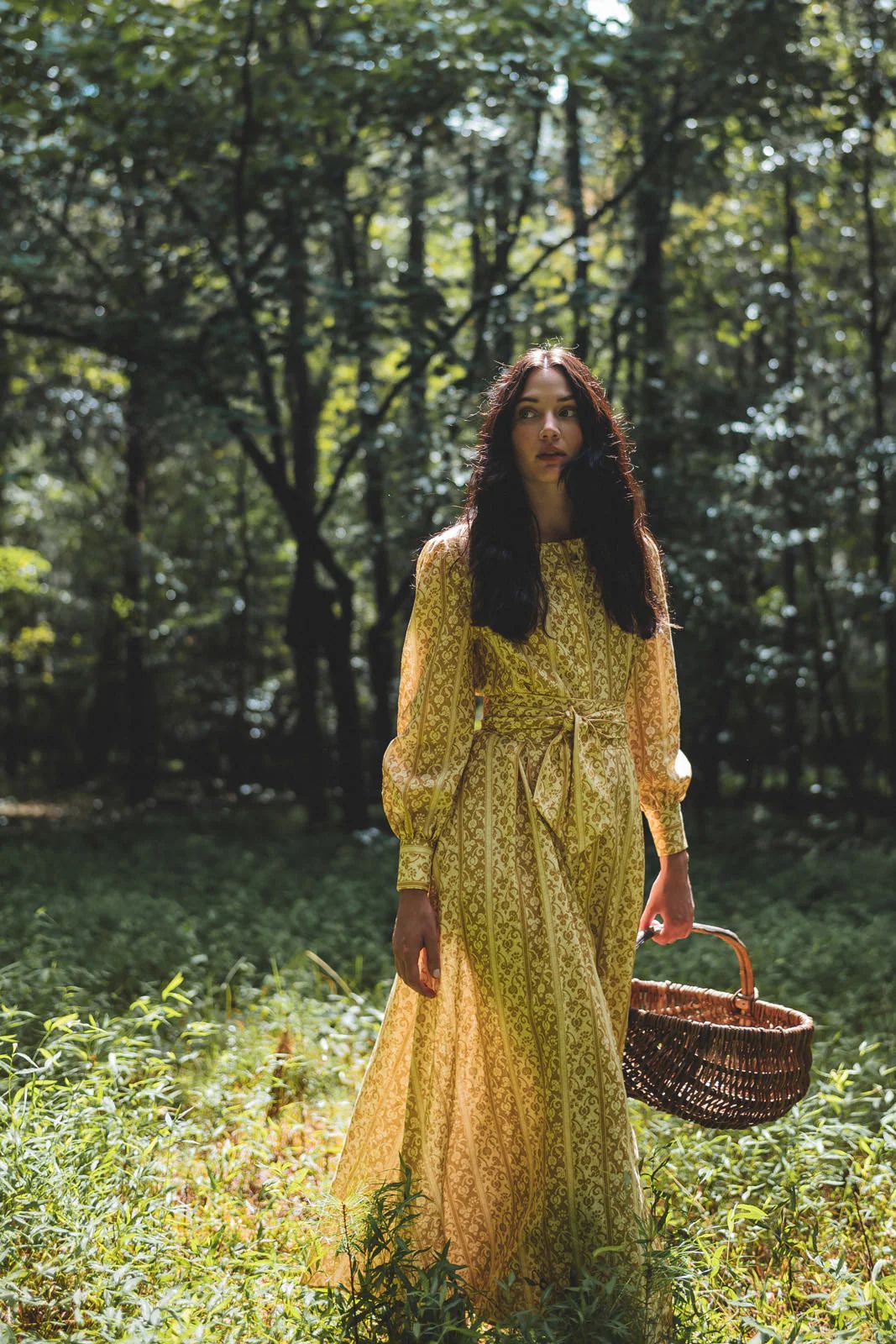 Dorothea Dress in Yellow Melograno Stripe | Parterre