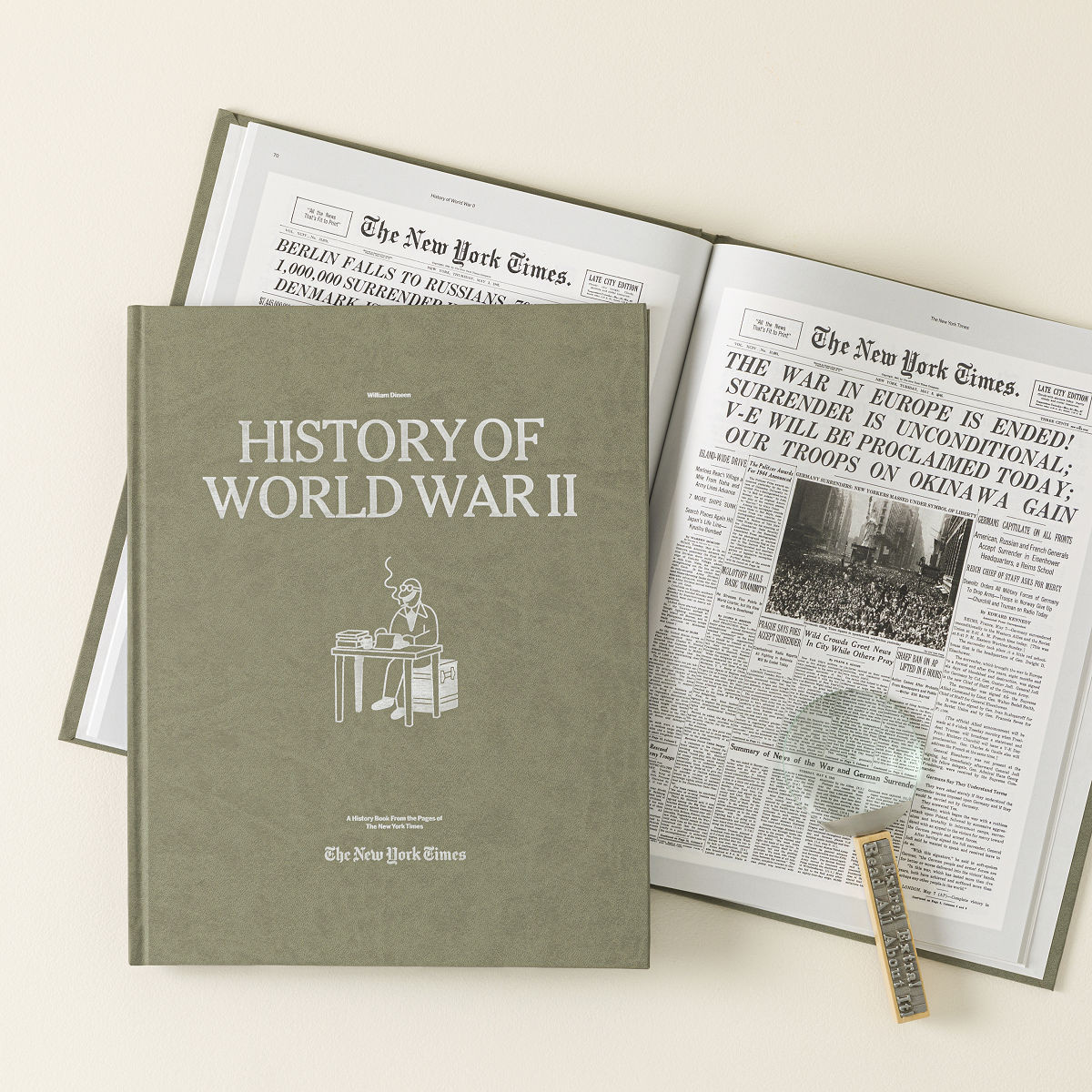 New York Times Custom History of WWII Book, Custom History of WWII Book | UncommonGoods