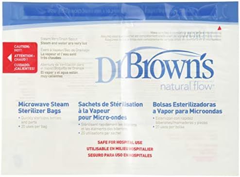 Dr. Brown's Microwave Steam Sterilizer Bags | Amazon (US)