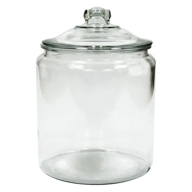 Anchor Hocking Heritage Hill Clear Glass Jar with Lid, 2 Gallon - Walmart.com | Walmart (US)