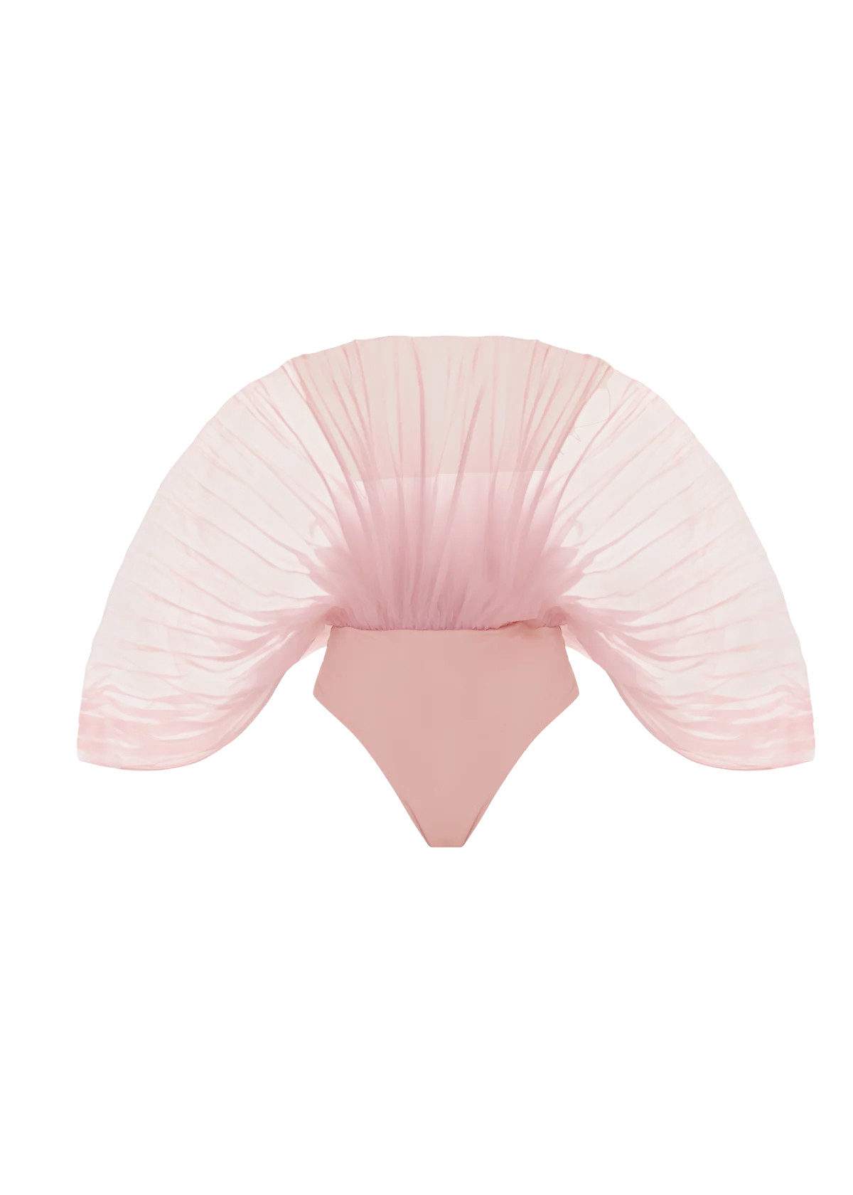 SOMBRA BODYSUIT - POWDER PINK | ANDREA IYAMAH