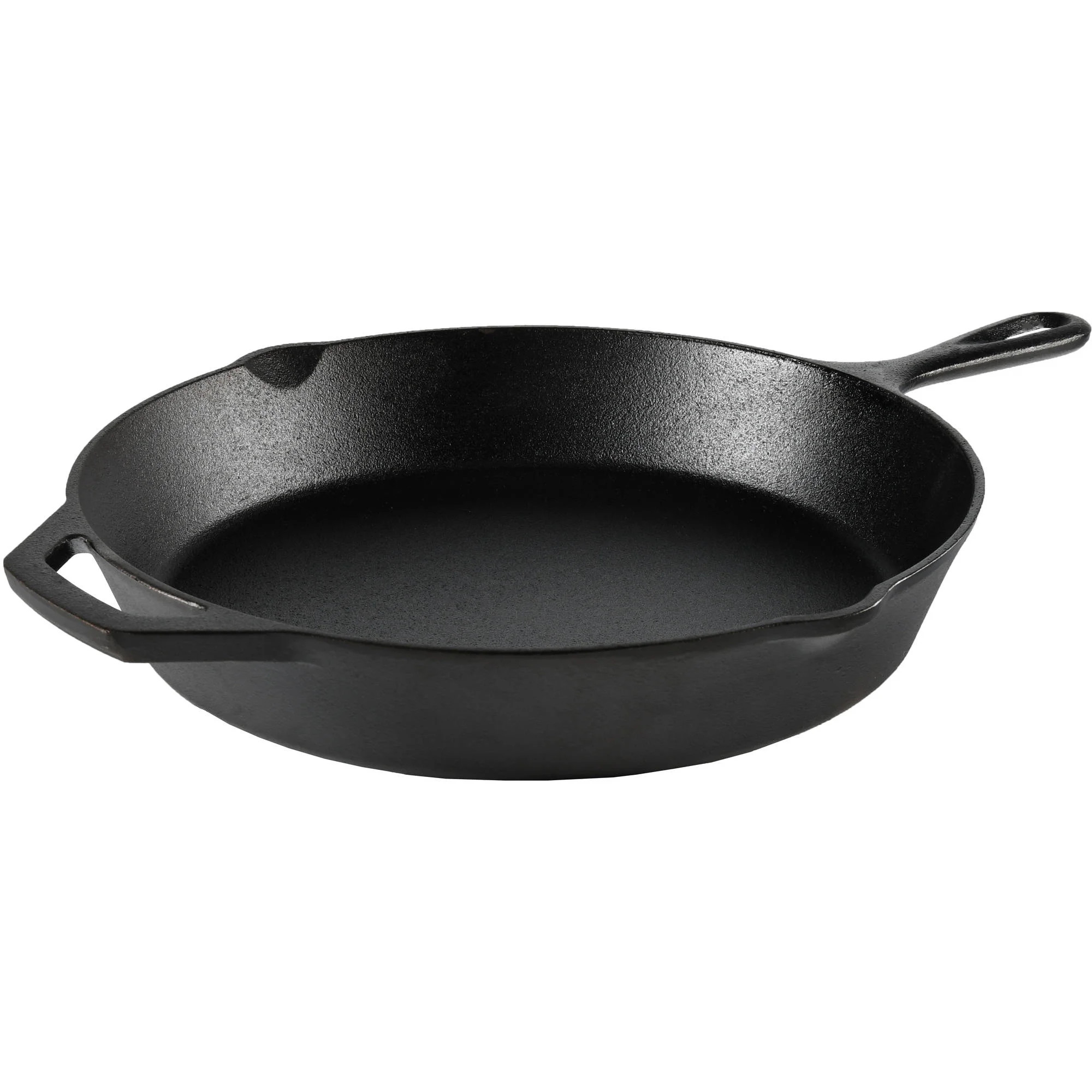 Ozark Trail Pre-seasoned 12" Cast Iron Skillet with Handle and Lips | Walmart (US)