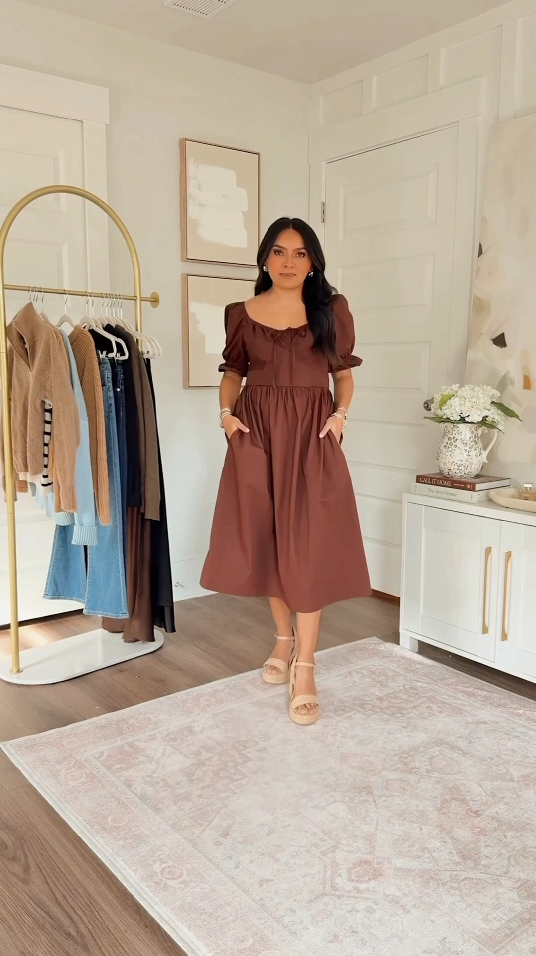 Brown dress size xs TTS
Platform heels size 5 TTS


#LTKootd #LTKPetite #LTKFindsUnder50