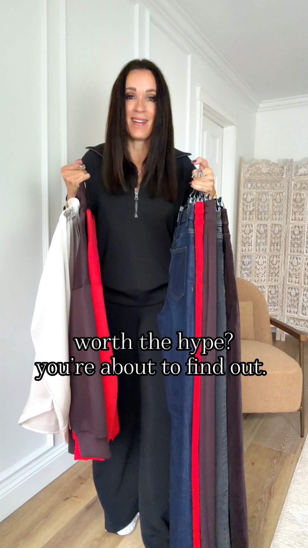 If it’s comfortable, flattering, and makes me feel pulled together without trying too hard, I’m in. The new @Spanx arrivals are all about effortless confidence & pieces you’ll wear on repeat because they just work. From the day-to-day to work, travel, and lounge, Spanx is my go-to. Use code TRACYXSPANX for 15% off your first order plus + free shipping.
•
💫 Sizing (I’m a little over 5’6”, small top, 4/27)
Look 1-large top, medium pants 
Look 2-medium top, medium pants
Look 3-medium top, medium pants
Look 4-flare jeans in medium (regular length), top small
Look 5-medium in the wide leg jeans
Look 6-medium corduroy wide leg 

• Over 50 style, over 40 fashion, fashion over 40, fashion over 50, how to style, fall outfit, casual outfit, elevated casual 


#styleover50 #fashionover40 #styleover40 #styleover30 #FallFashion #spanxpartner #liketkit @shop.ltk

#LTKStyleTip #LTKOver40