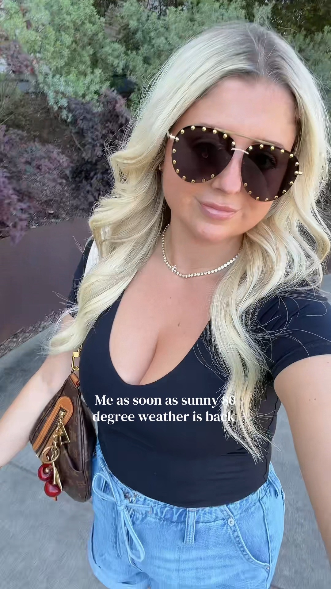 OOTD 
Small top
4 denim shorts 
Slides tts

#LTKSaleAlert #LTKootd