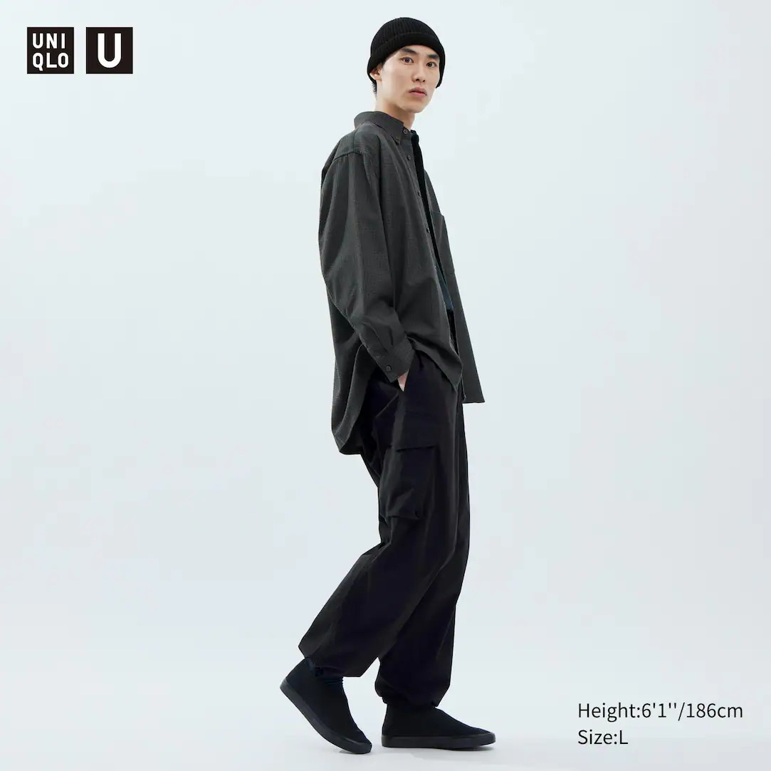 Wide Fit Parachute Cargo Trousers | UNIQLO (UK)