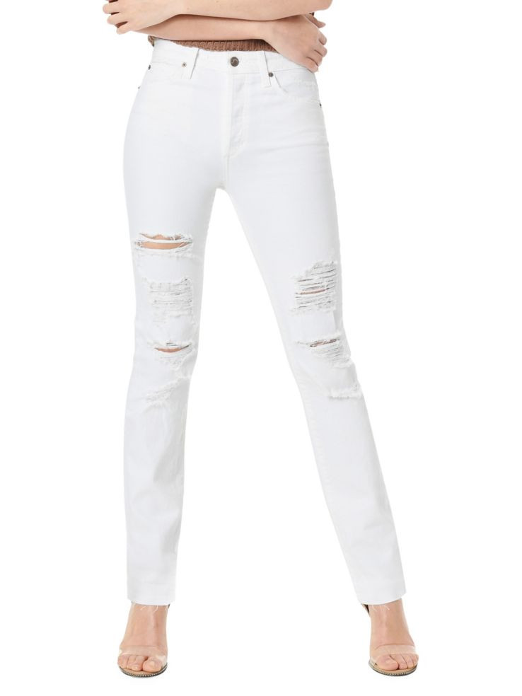 Mila Raw Hem Jeans | Lord & Taylor