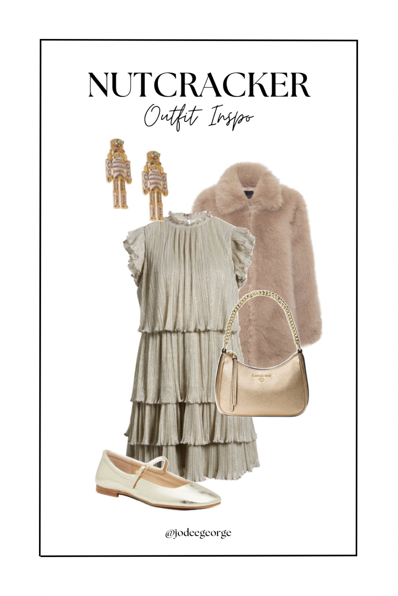 Fancy Christmas outfit idea - perfect for going to see the Nutcracker ballet  

#LTKHoliday #LTKGiftGuide #LTKCyberWeek